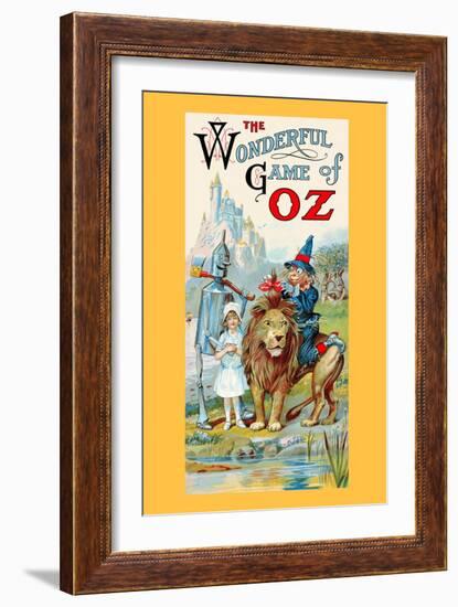 Thewonderful Game of Oz-John R. Neill-Framed Art Print