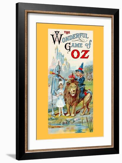 Thewonderful Game of Oz-John R. Neill-Framed Art Print