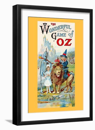 Thewonderful Game of Oz-John R. Neill-Framed Art Print