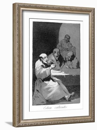 They are Hot, 1799-Francisco de Goya-Framed Giclee Print