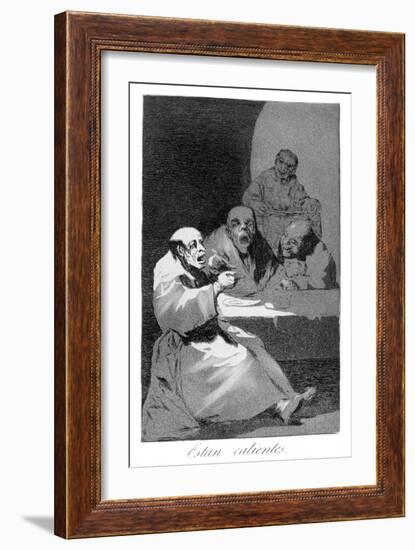 They are Hot, 1799-Francisco de Goya-Framed Giclee Print