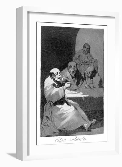 They are Hot, 1799-Francisco de Goya-Framed Giclee Print
