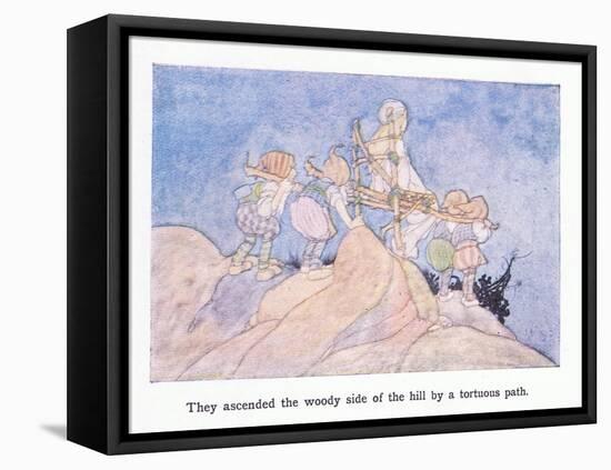 They Ascended the Woody Side of the Hill by a Tortuous Path-Charles Robinson-Framed Premier Image Canvas