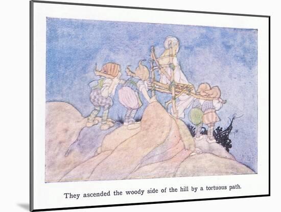 They Ascended the Woody Side of the Hill by a Tortuous Path-Charles Robinson-Mounted Giclee Print