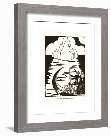 They Came To The Glass Mountain-Frank Dobias-Framed Art Print