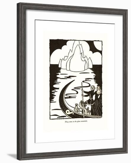 They Came To The Glass Mountain-Frank Dobias-Framed Art Print