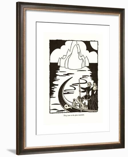 They Came To The Glass Mountain-Frank Dobias-Framed Art Print