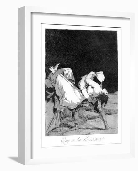 They Carried Her Off!, 1799-Francisco de Goya-Framed Giclee Print