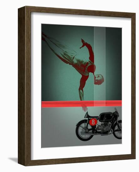 They Crossed The Line-NaxArt-Framed Art Print