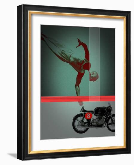 They Crossed The Line-NaxArt-Framed Art Print