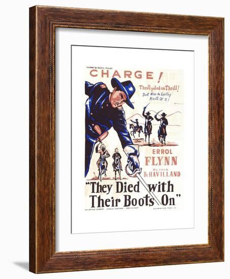 They Died with their Boots On, 1941-null-Framed Giclee Print