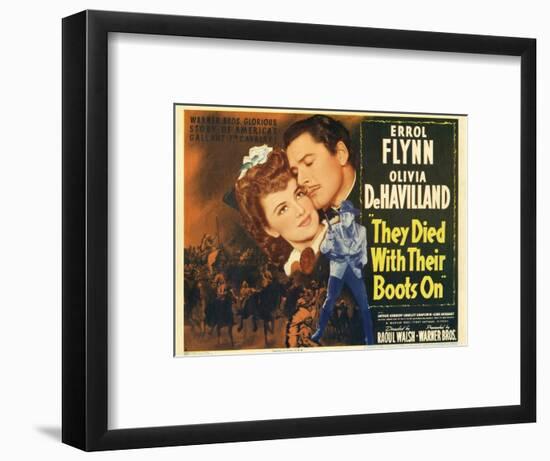 They Died with Their Boots On, 1941-null-Framed Premium Giclee Print