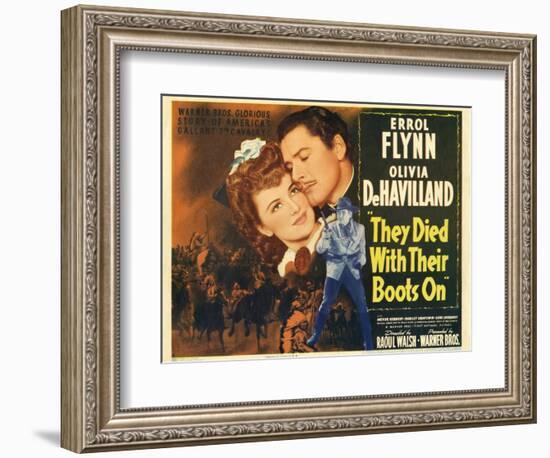 They Died with Their Boots On, 1941-null-Framed Art Print