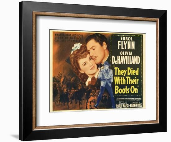 They Died with Their Boots On, 1941-null-Framed Art Print