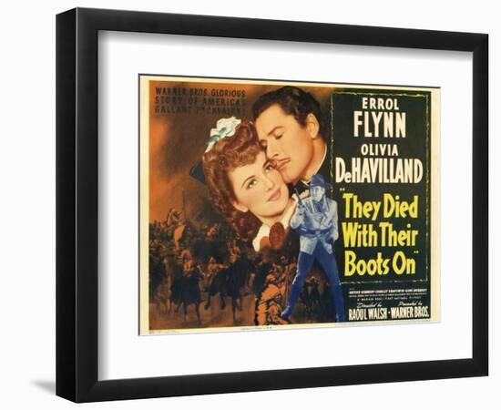 They Died with Their Boots On, 1941-null-Framed Art Print