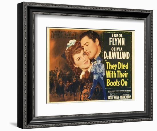 They Died with Their Boots On, 1941-null-Framed Art Print