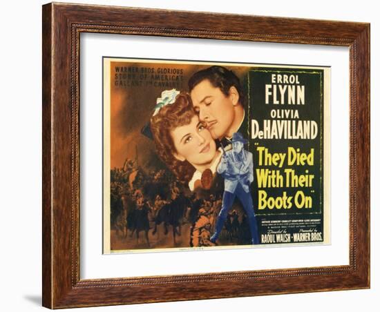 They Died with Their Boots On, 1941-null-Framed Art Print