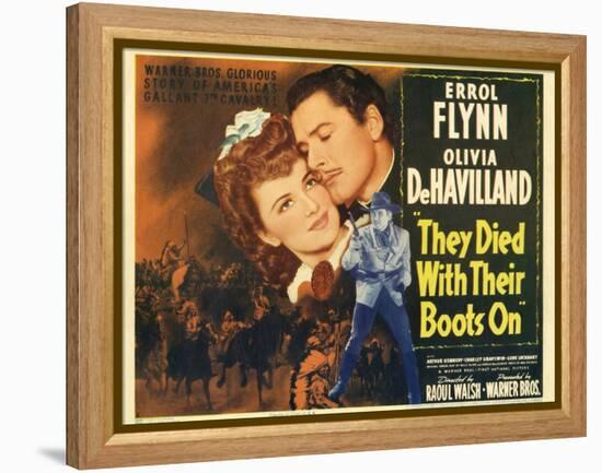 They Died with Their Boots On, 1941-null-Framed Stretched Canvas