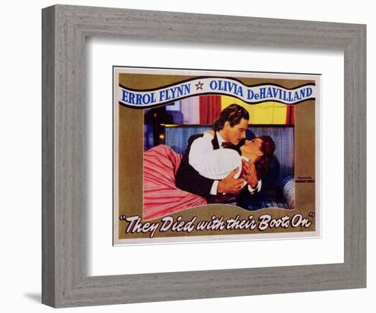 They Died with Their Boots On, 1941-null-Framed Premium Giclee Print