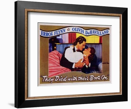 They Died with Their Boots On, 1941-null-Framed Premium Giclee Print