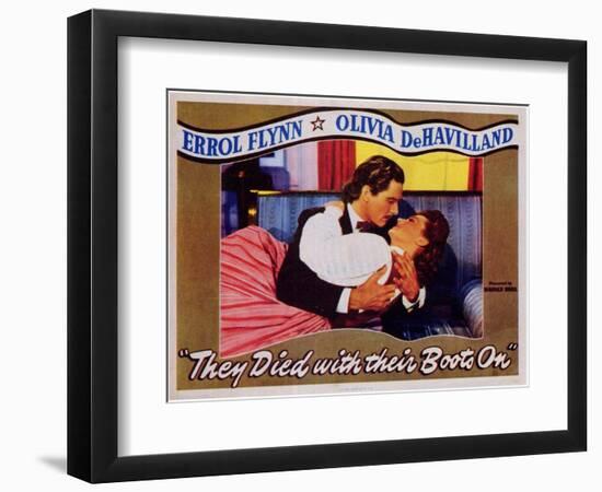 They Died with Their Boots On, 1941-null-Framed Premium Giclee Print