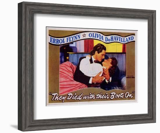 They Died with Their Boots On, 1941-null-Framed Art Print