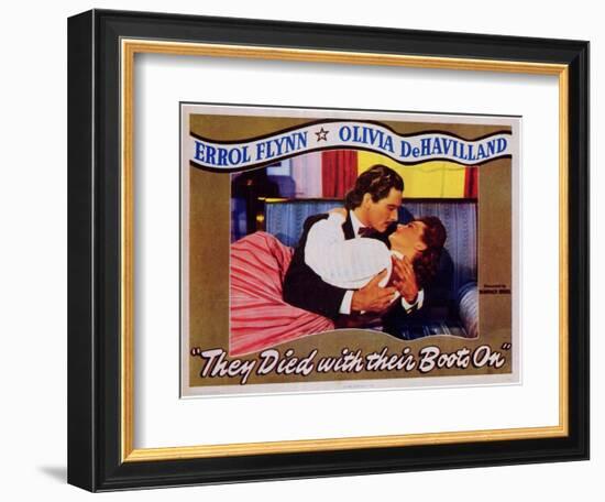 They Died with Their Boots On, 1941-null-Framed Art Print