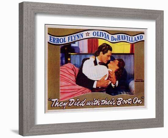 They Died with Their Boots On, 1941-null-Framed Art Print