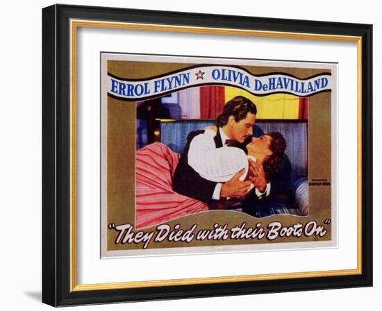 They Died with Their Boots On, 1941-null-Framed Art Print