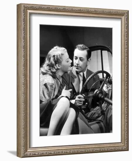 They Drive by Night-null-Framed Photo