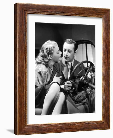 They Drive by Night-null-Framed Photo