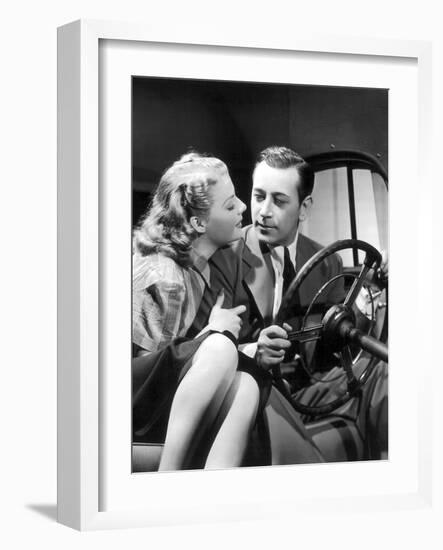 They Drive by Night-null-Framed Photo