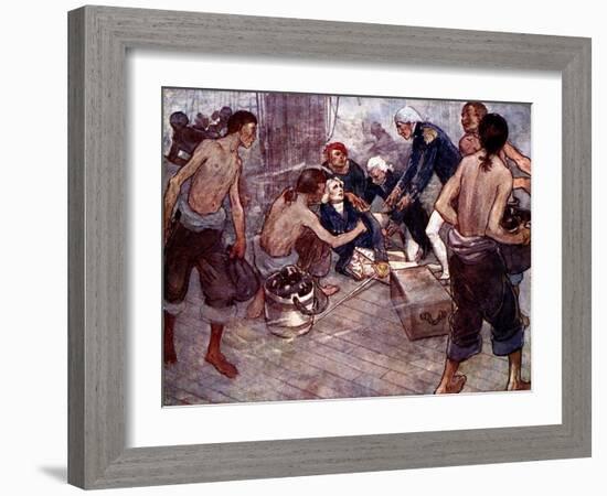 They Have Done for Me at Last, Hardy, Said Nelson, 1805-AS Forrest-Framed Giclee Print