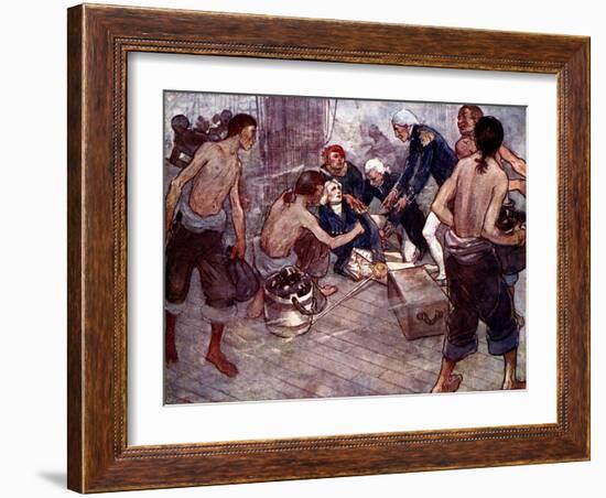 They Have Done for Me at Last, Hardy, Said Nelson, 1805-AS Forrest-Framed Giclee Print