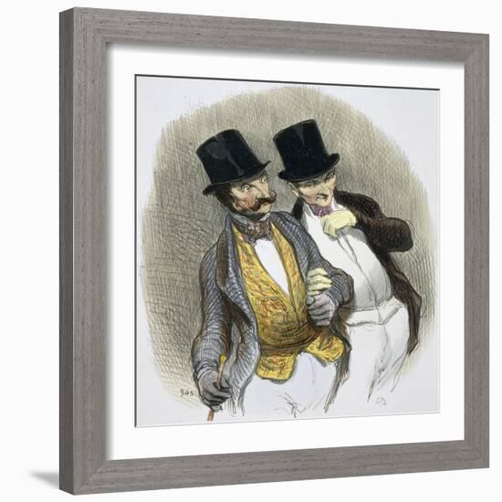 They Have Just Plucked Someone-Honore Daumier-Framed Giclee Print