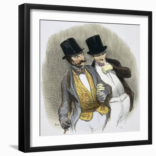 They Have Just Plucked Someone-Honore Daumier-Framed Giclee Print