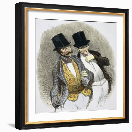 They Have Just Plucked Someone-Honore Daumier-Framed Giclee Print