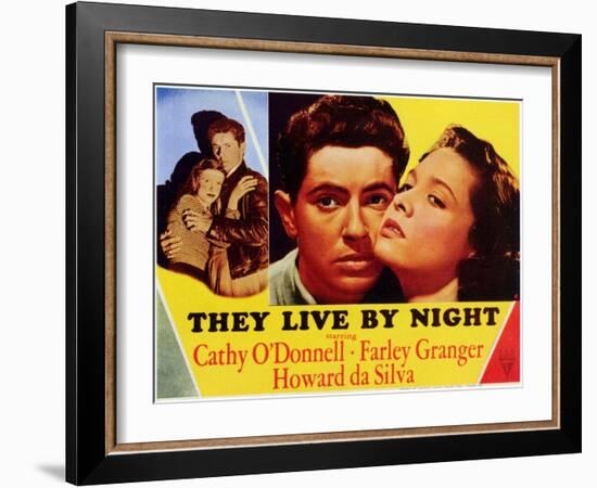 They Live by Night, 1948-null-Framed Art Print