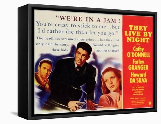 They Live by Night, 1948-null-Framed Stretched Canvas