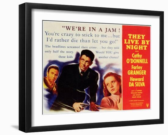 They Live by Night, 1948-null-Framed Art Print