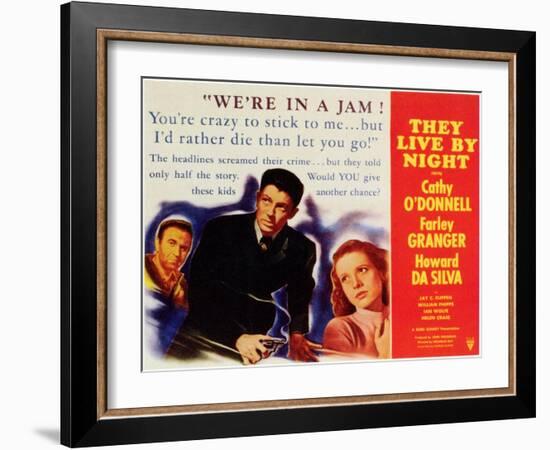 They Live by Night, 1948-null-Framed Art Print