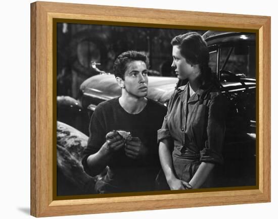They Live By Night, Farley Granger, Cathy O'Donnell, 1949-null-Framed Stretched Canvas