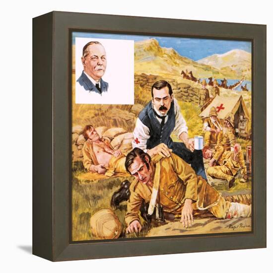 They Lived their Books: the Real-Life Sherlock Holmes-Payne-Framed Premier Image Canvas