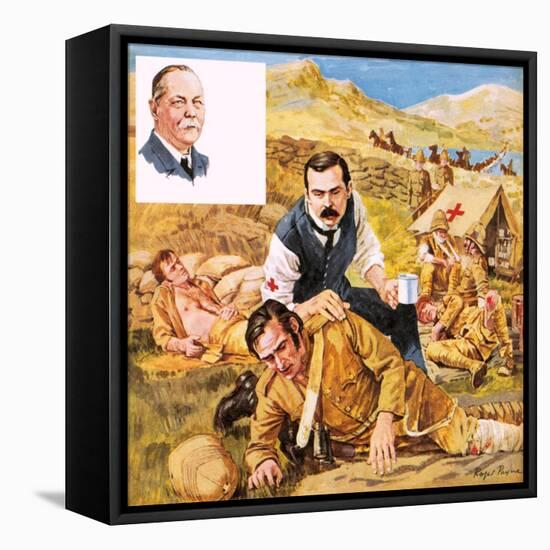 They Lived their Books: the Real-Life Sherlock Holmes-Payne-Framed Premier Image Canvas