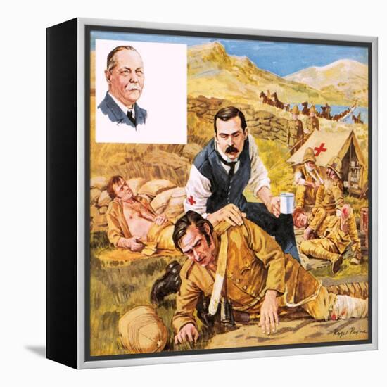 They Lived their Books: the Real-Life Sherlock Holmes-Payne-Framed Premier Image Canvas