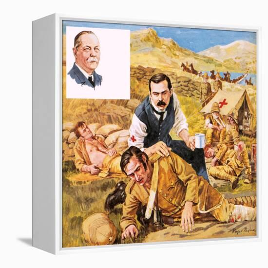 They Lived their Books: the Real-Life Sherlock Holmes-Payne-Framed Premier Image Canvas