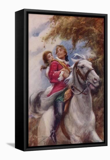 " 'They'Ll Have Fleet Steeds That Follow!' Cried Young Lochinvar"-Arthur C. Michael-Framed Premier Image Canvas