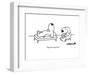 "They moved my bowl." - New Yorker Cartoon-Charles Barsotti-Framed Premium Giclee Print