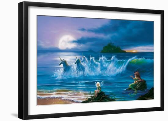 They Only Come Out at Night-Jim Warren-Framed Premium Giclee Print