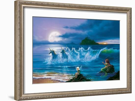 They Only Come Out at Night-Jim Warren-Framed Premium Giclee Print